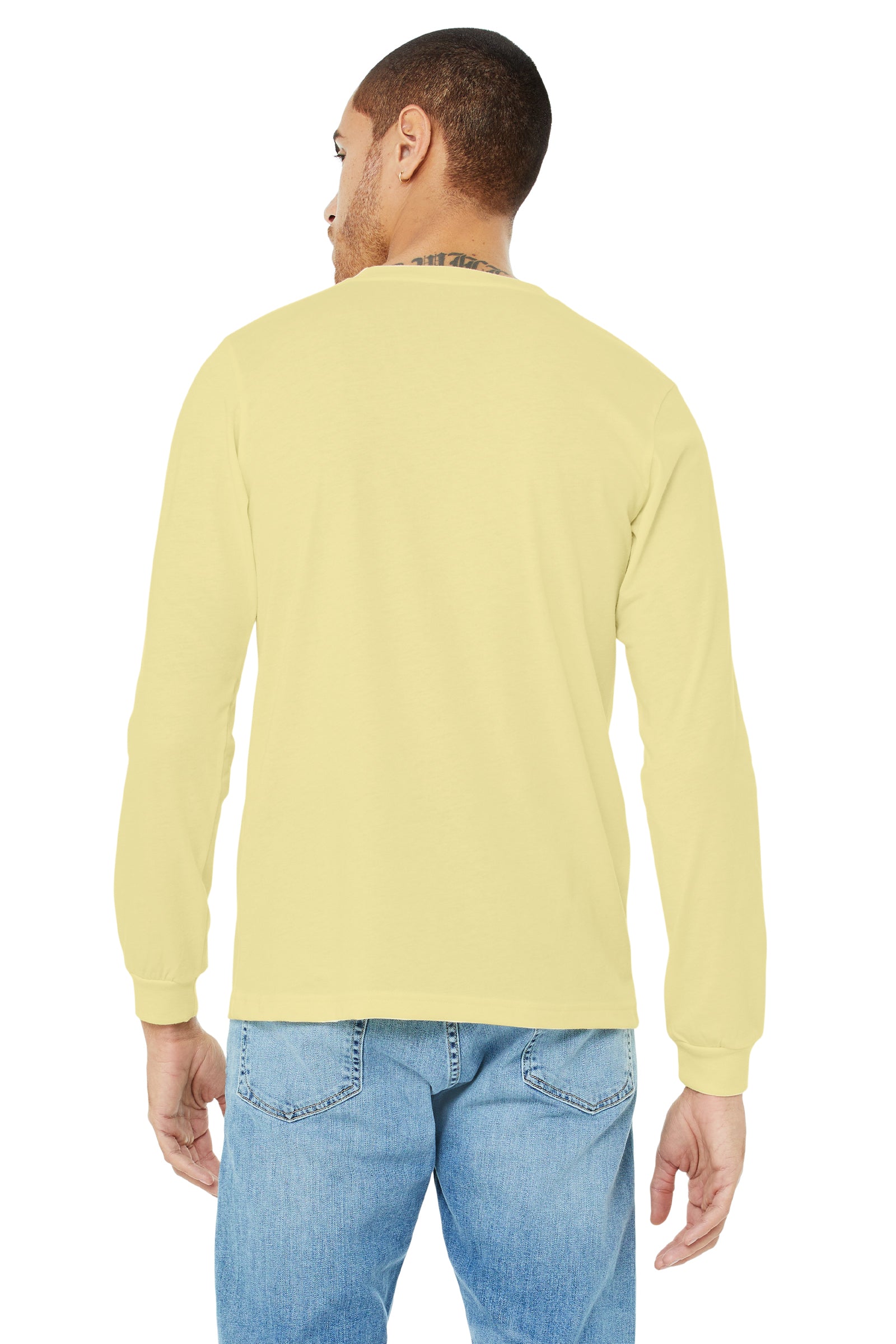 Unisex Jersey Long-Sleeve T-Shirt - Heather French Vanilla
