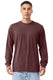 Bella + Canvas 3501CVC - Unisex Jersey Long-Sleeve T-Shirt - Heather Maroon