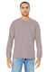 Bella + Canvas 3501CVC - Unisex Jersey Long-Sleeve T-Shirt - Heather Pink Gravel