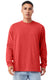 Bella + Canvas 3501CVC - Unisex Jersey Long-Sleeve T-Shirt - Heather Red