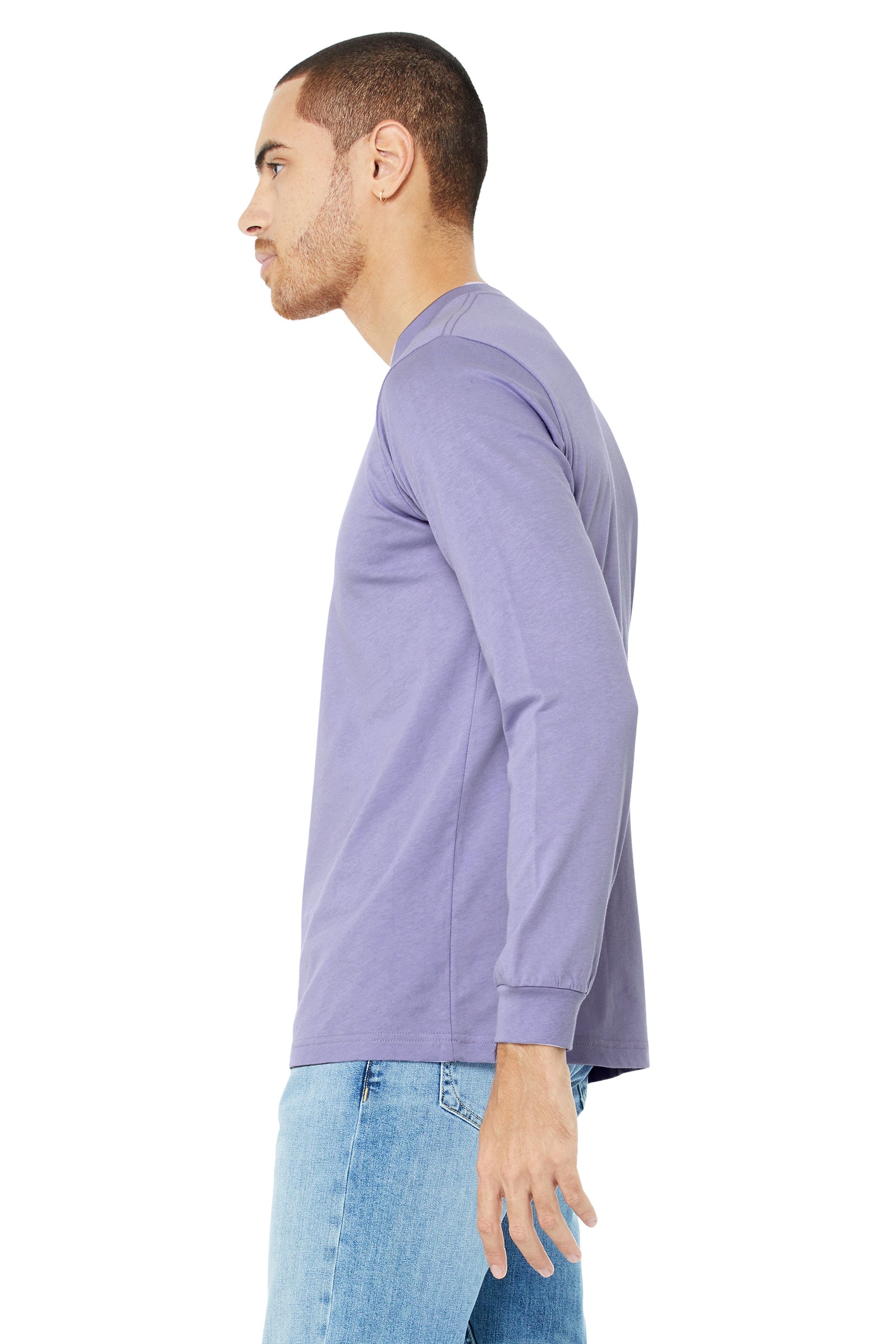 Unisex Jersey Long-Sleeve T-Shirt - Dark Lavender