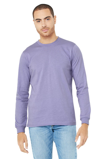 Unisex Jersey Long-Sleeve T-Shirt - Dark Lavender