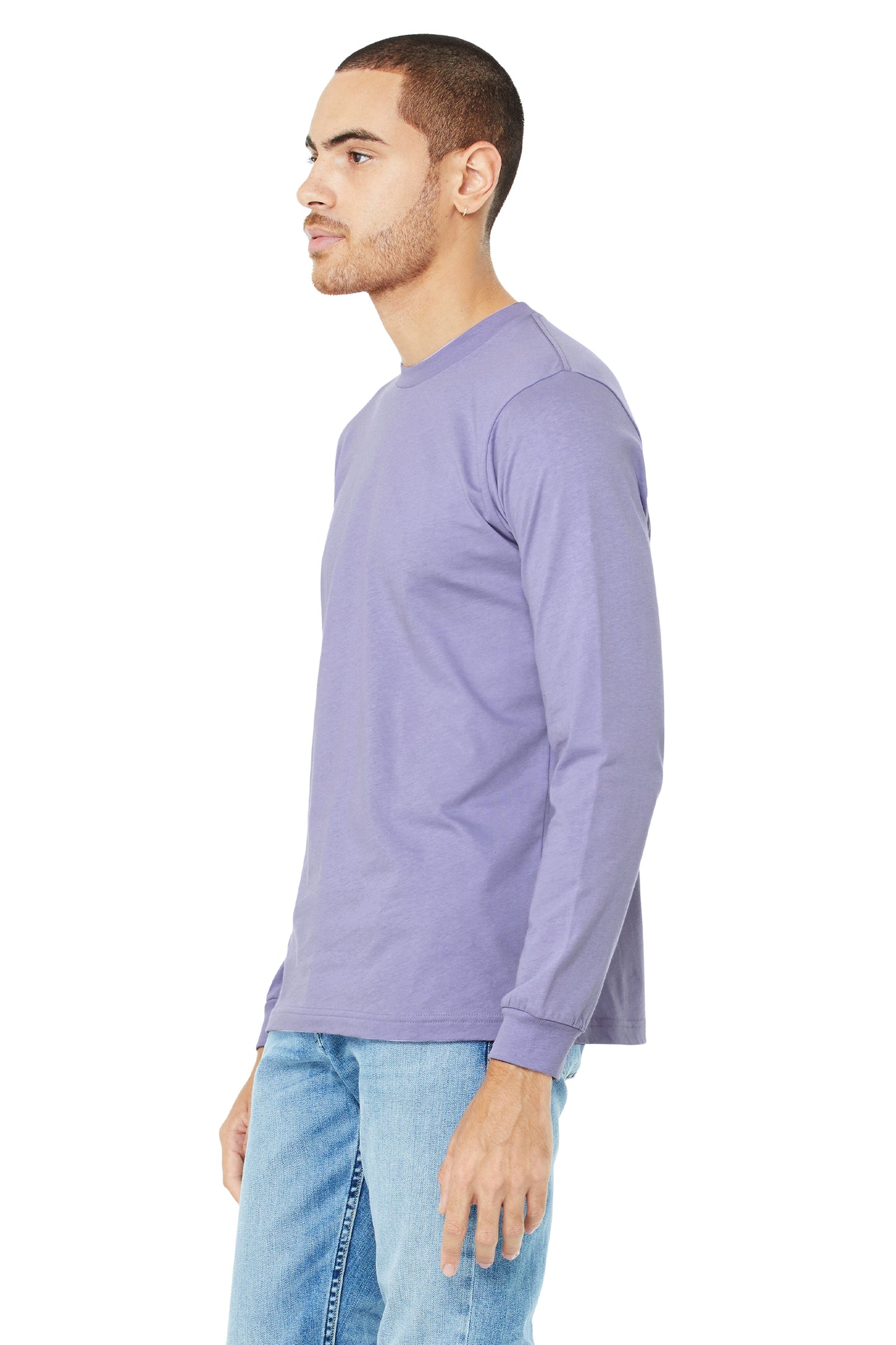 Unisex Jersey Long-Sleeve T-Shirt - Dark Lavender
