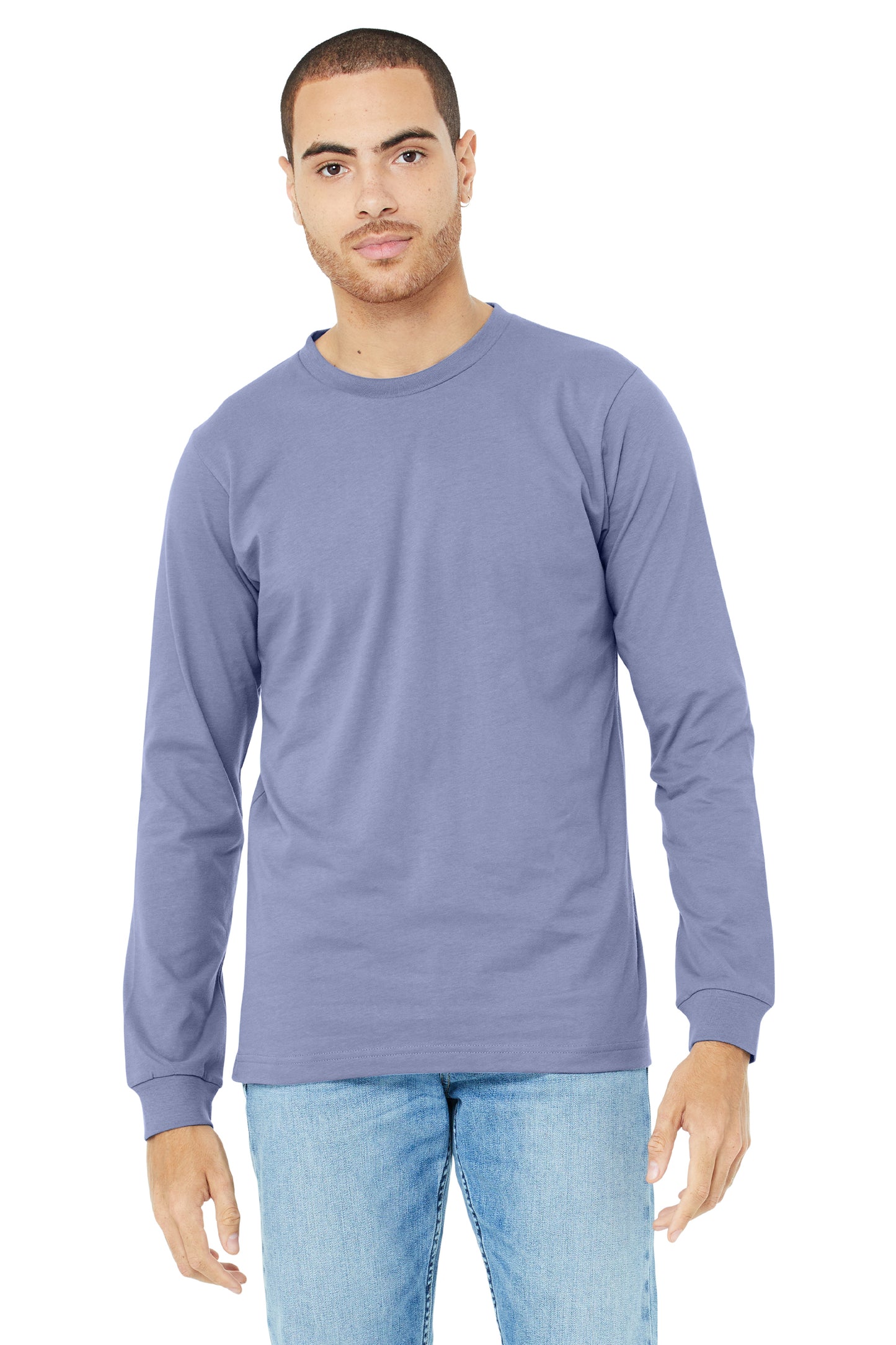 Unisex Jersey Long-Sleeve T-Shirt - Lavender Blue