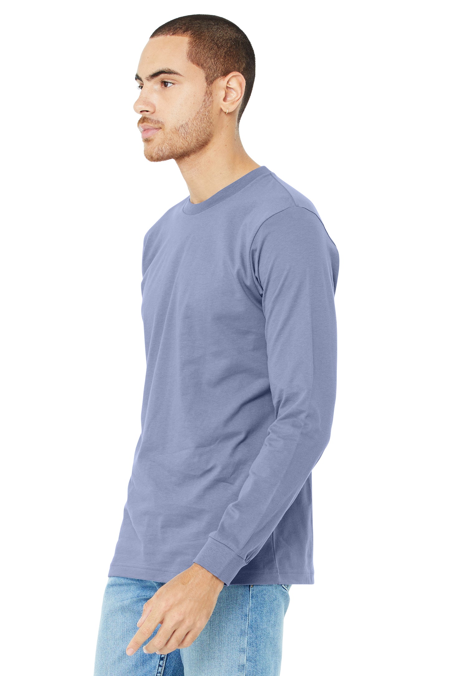 Unisex Jersey Long-Sleeve T-Shirt - Lavender Blue