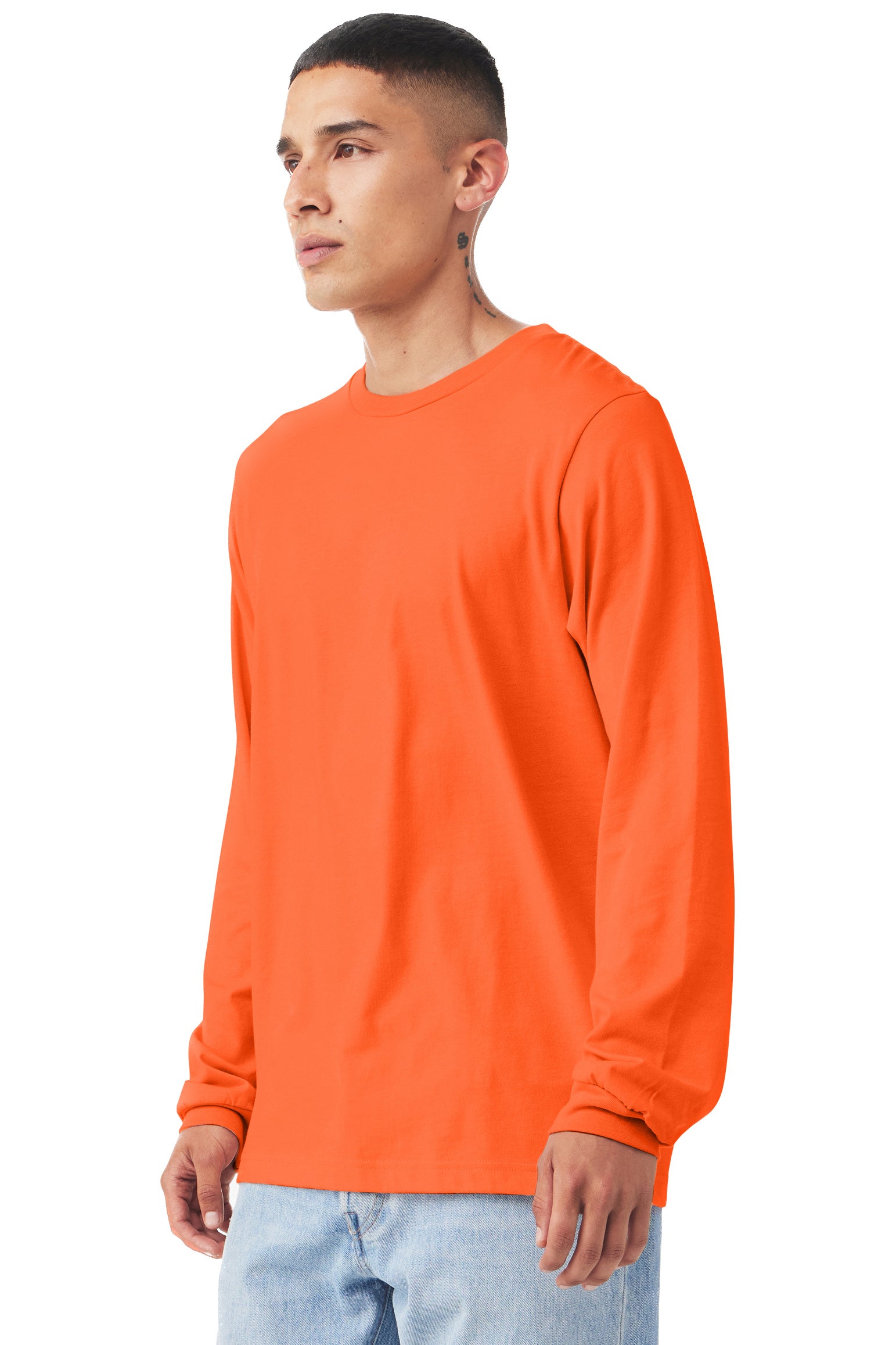 Unisex Jersey Long-Sleeve T-Shirt - Orange