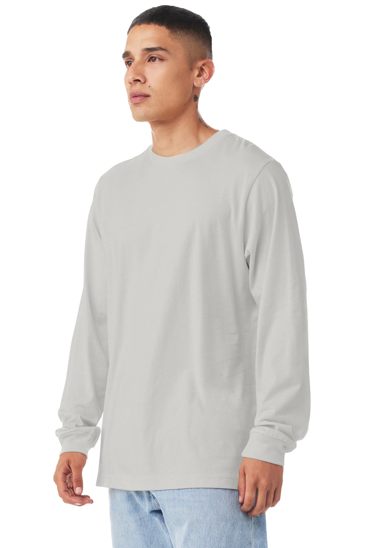 Unisex Jersey Long-Sleeve T-Shirt - Silver