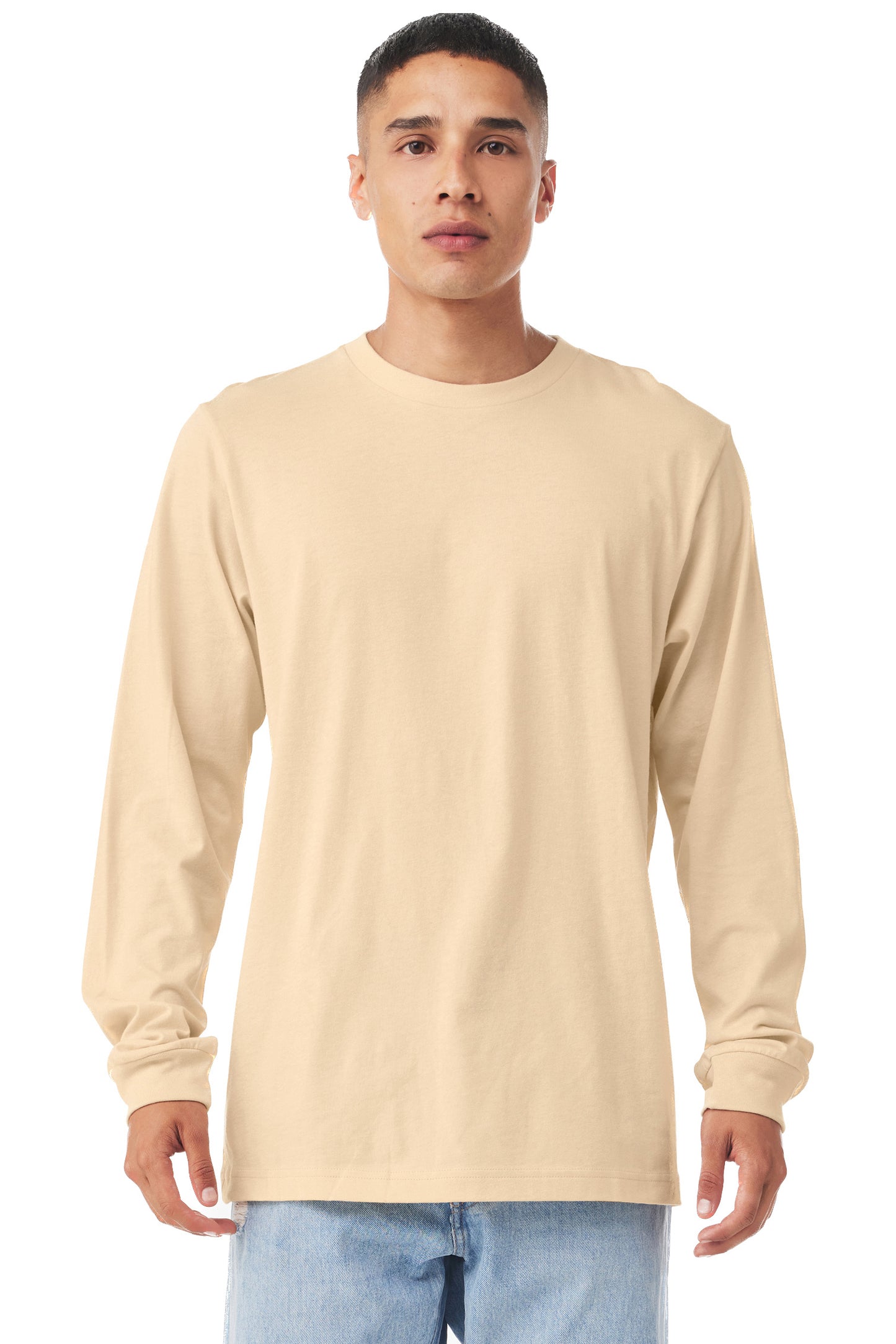 Unisex Jersey Long-Sleeve T-Shirt - Soft Cream