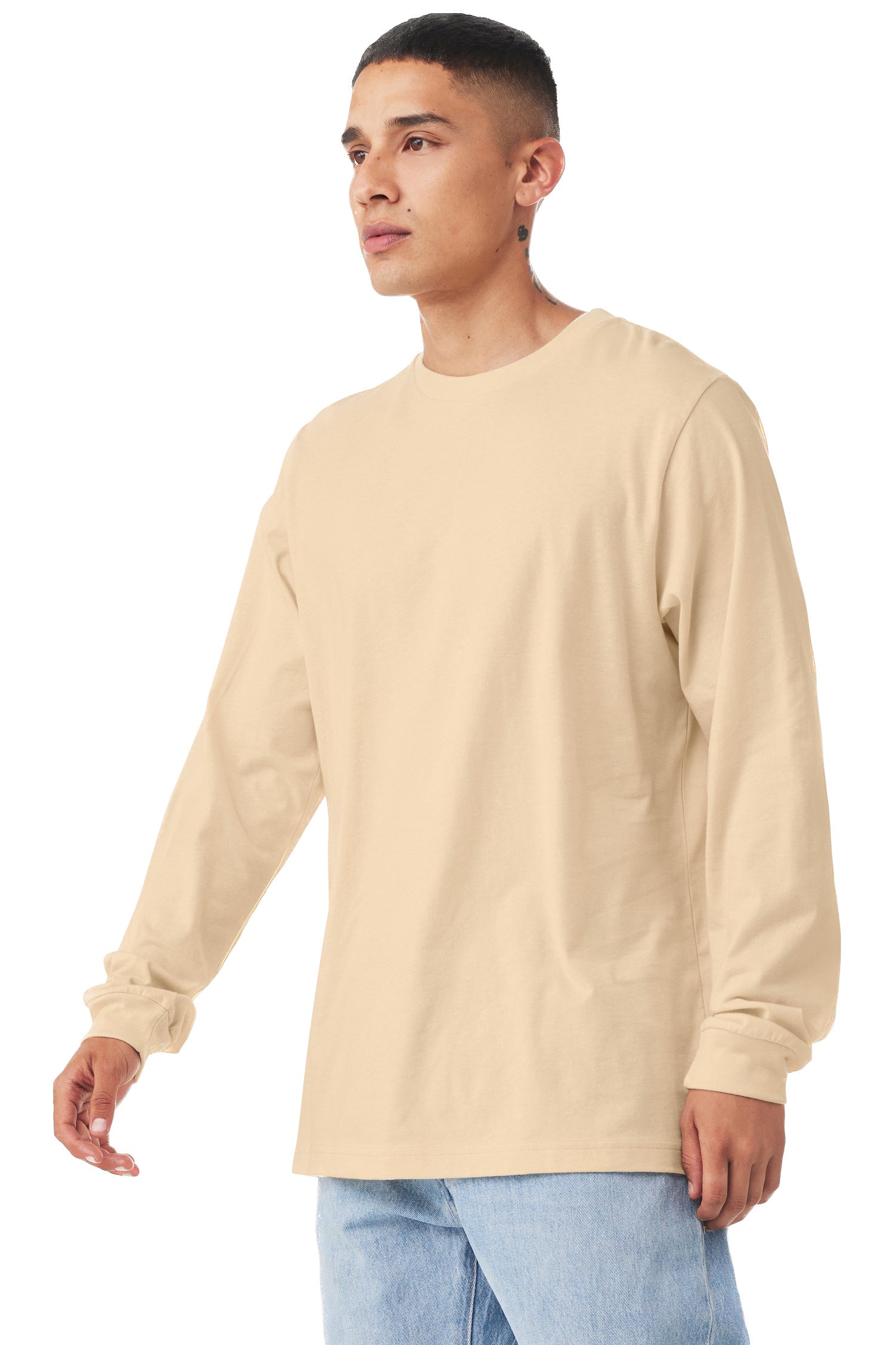 Unisex Jersey Long-Sleeve T-Shirt - Soft Cream