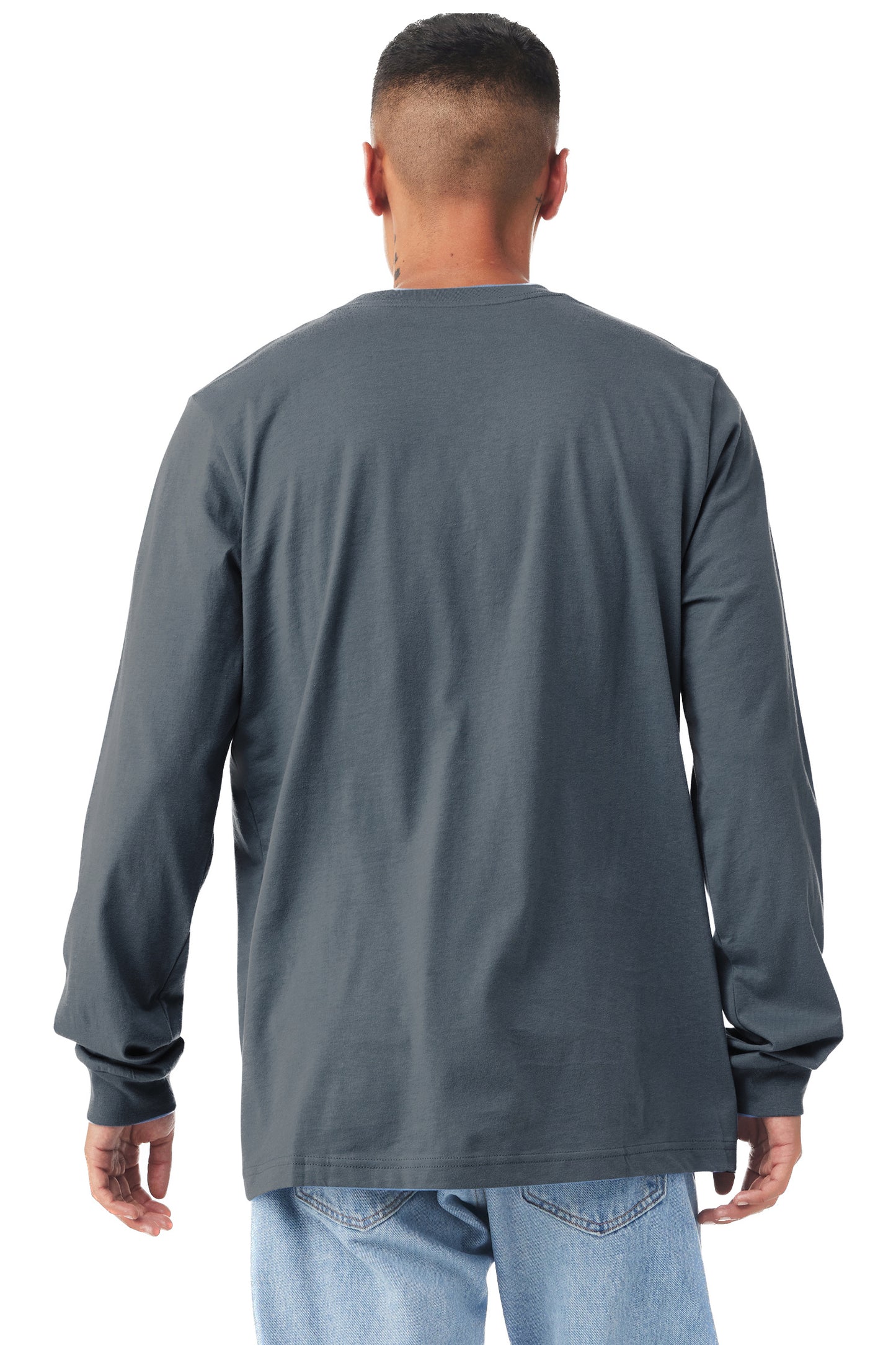 Unisex Jersey Long-Sleeve T-Shirt - Steel Blue