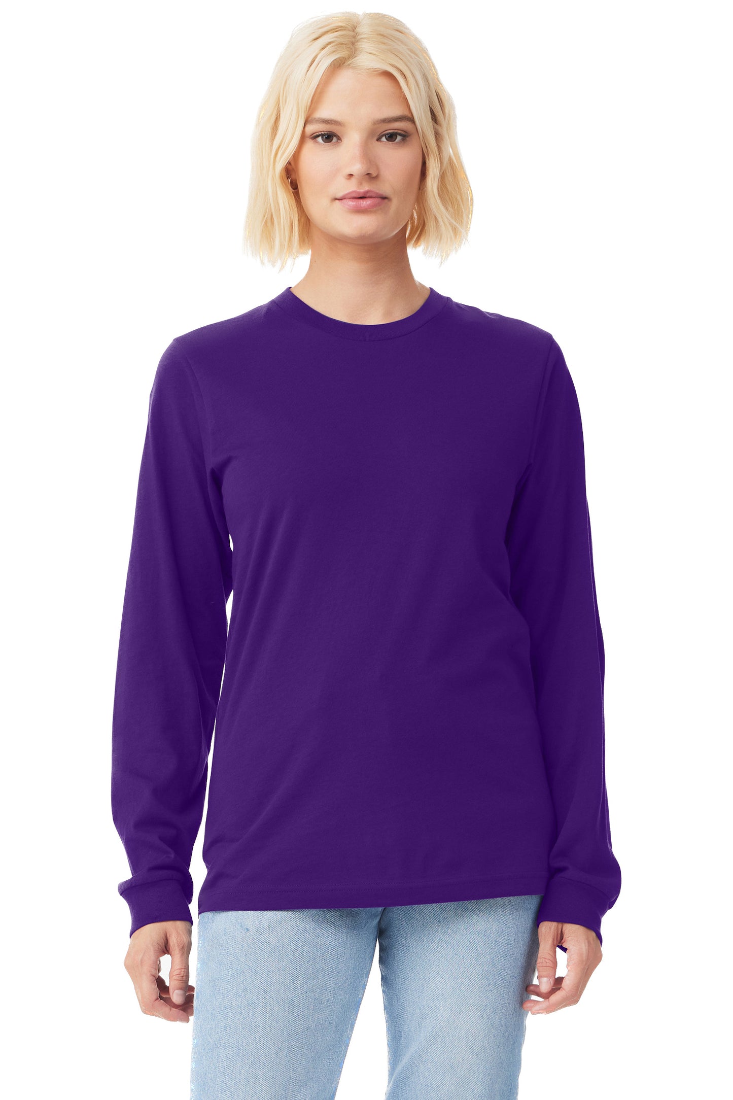 Unisex Jersey Long-Sleeve T-Shirt - Team Purple