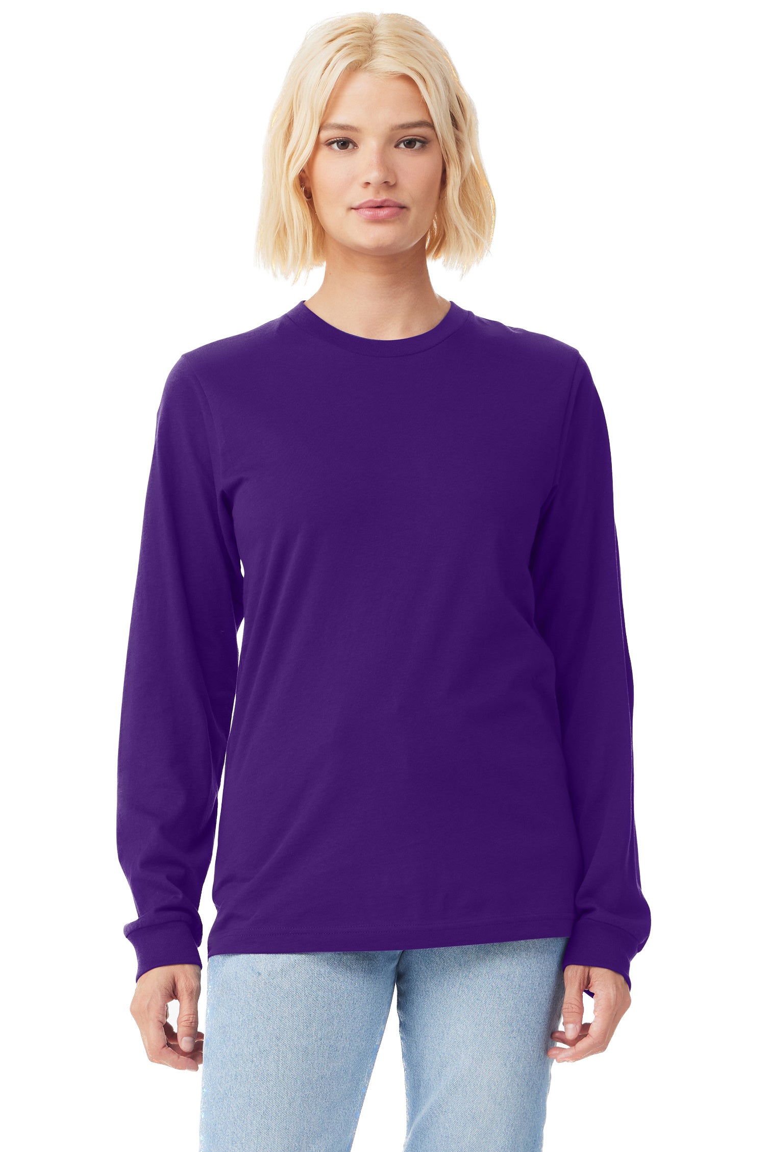 Unisex Jersey Long-Sleeve T-Shirt - Team Purple