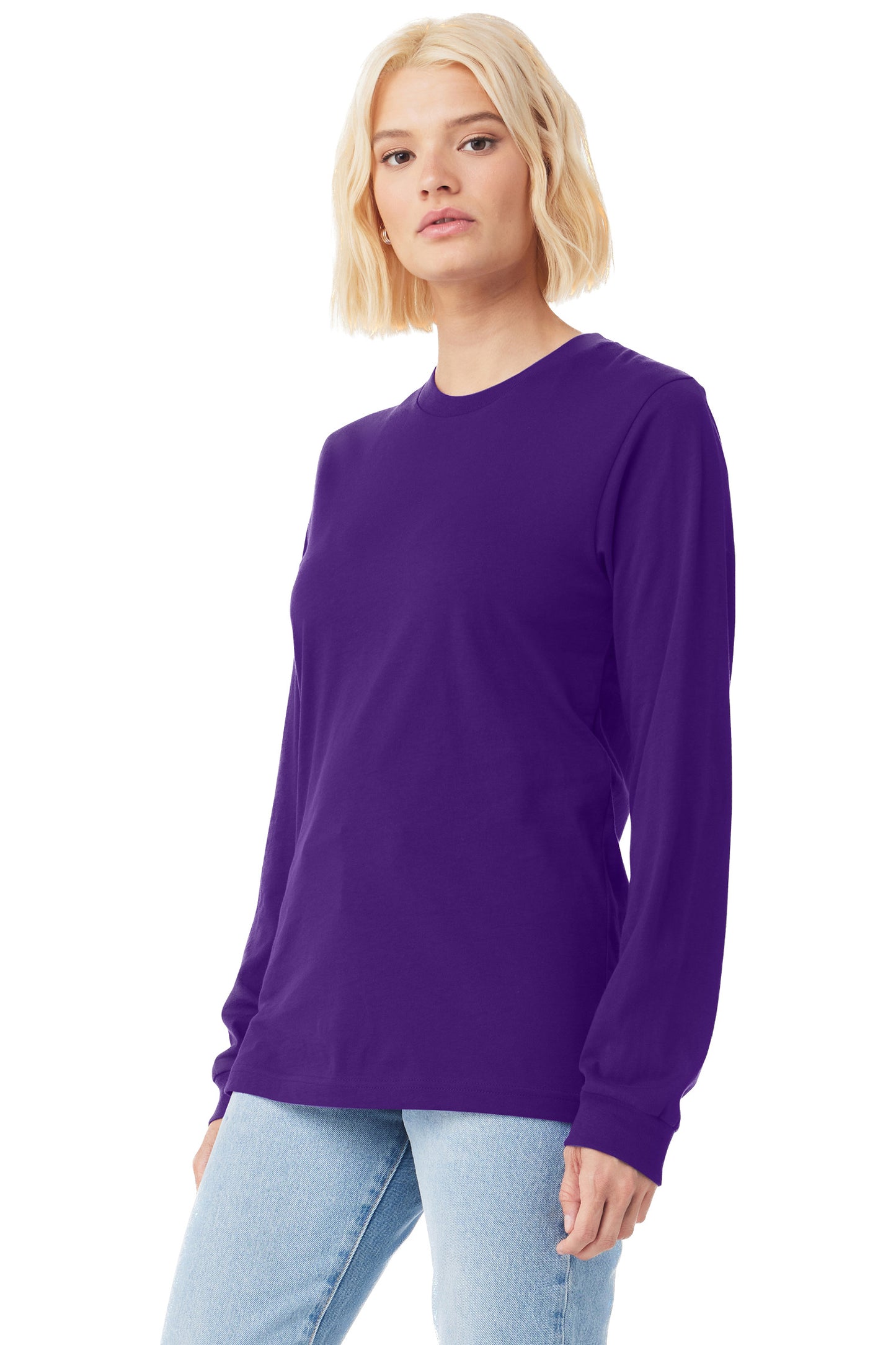 Unisex Jersey Long-Sleeve T-Shirt - Team Purple