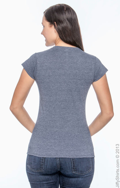 Women's Softstyle® Fitted T-Shirt - Heather Navy
