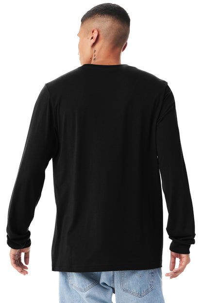 Unisex Jersey Long-Sleeve T-Shirt - Heather Black Triblend