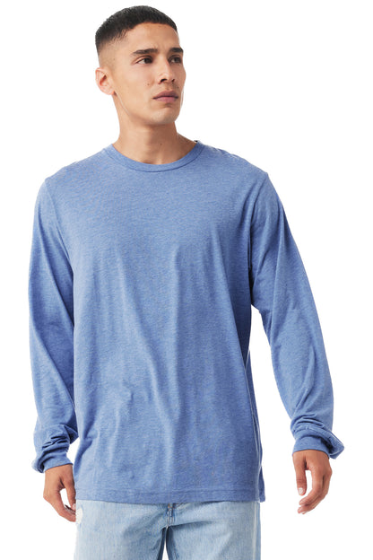 Unisex Jersey Long-Sleeve T-Shirt - Blue Triblend