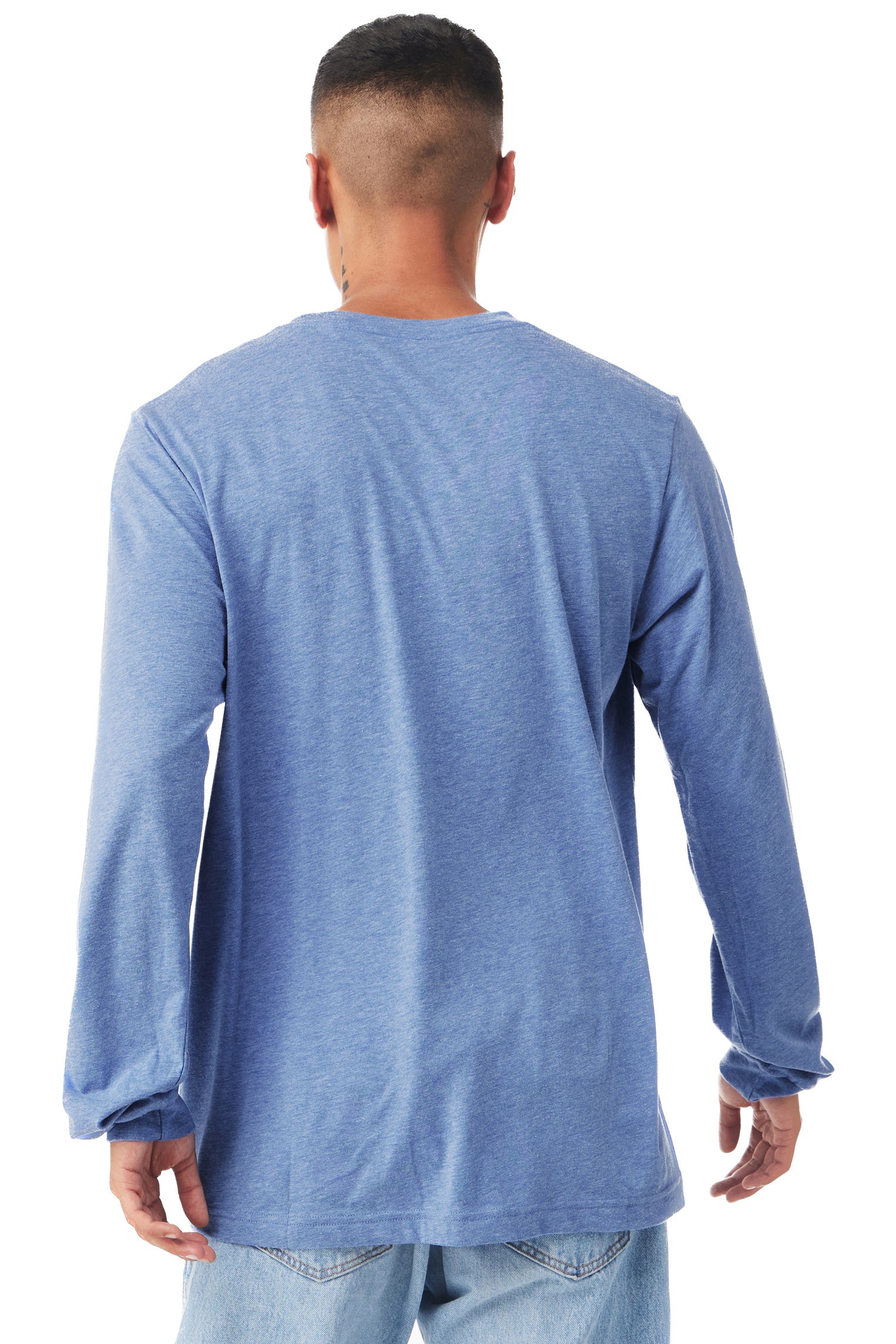 Unisex Jersey Long-Sleeve T-Shirt - Blue Triblend