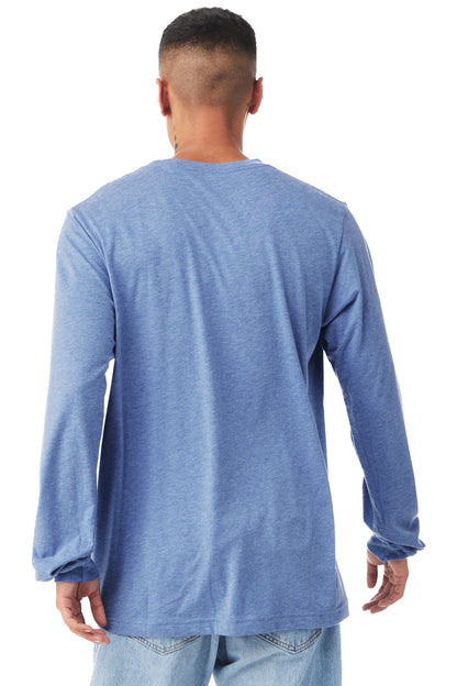 Unisex Jersey Long-Sleeve T-Shirt - Blue Triblend