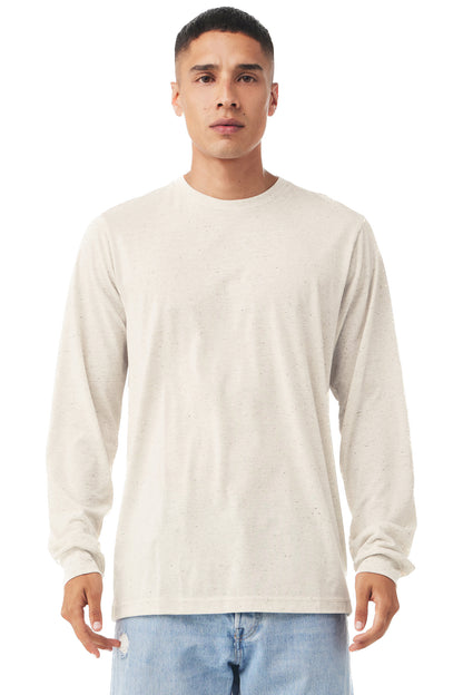 Unisex Jersey Long-Sleeve T-Shirt - Oatmeal Triblend