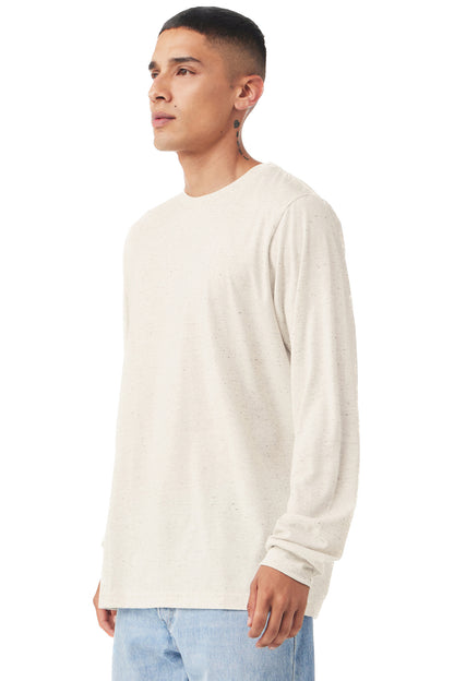 Unisex Jersey Long-Sleeve T-Shirt - Oatmeal Triblend
