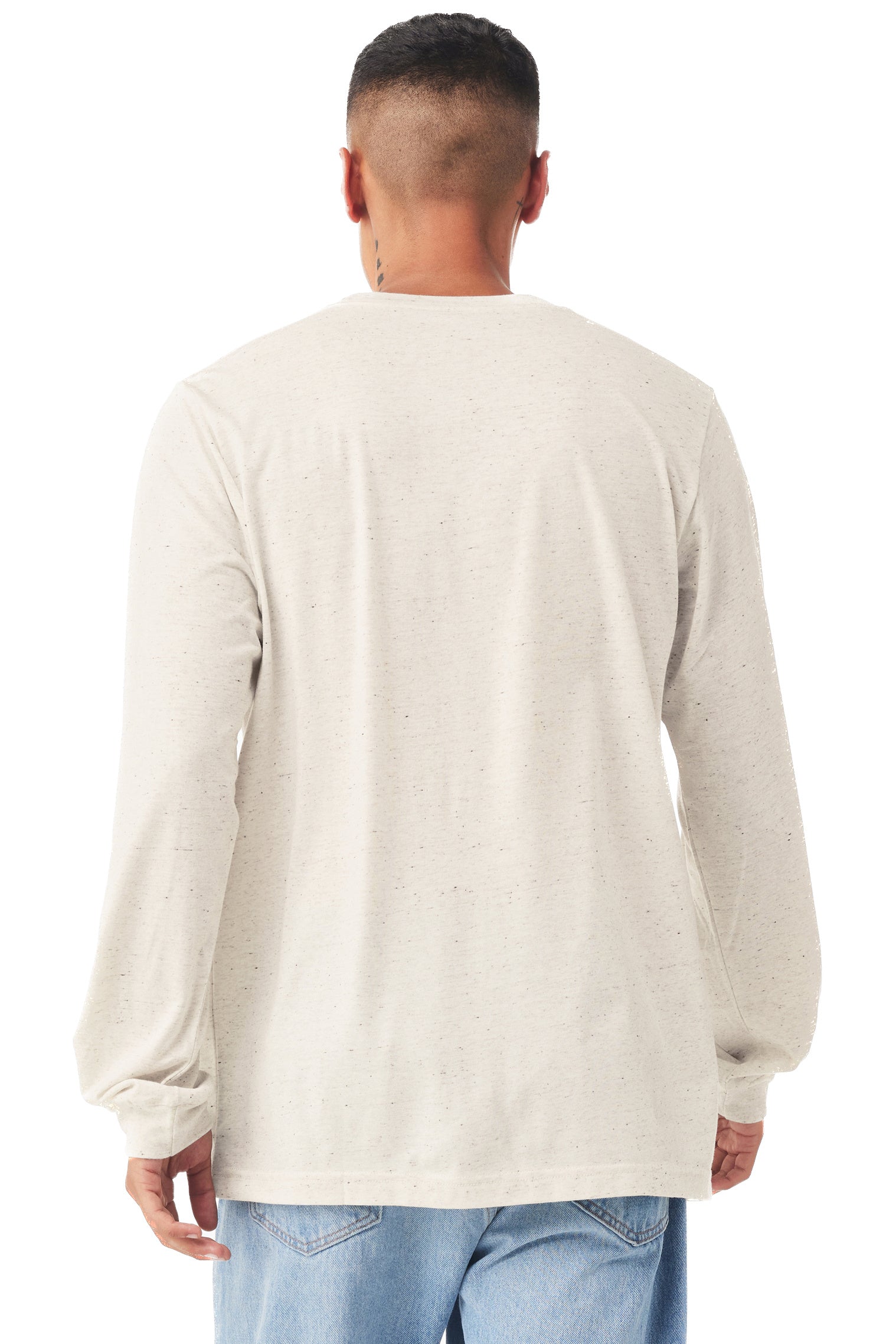 Unisex Jersey Long-Sleeve T-Shirt - Oatmeal Triblend