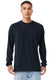 Bella + Canvas 3513 - Unisex Jersey Long-Sleeve T-Shirt - Solid Navy Triblend
