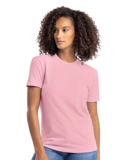 Unisex CVC Crewneck T-Shirt - Heather Lt Pink