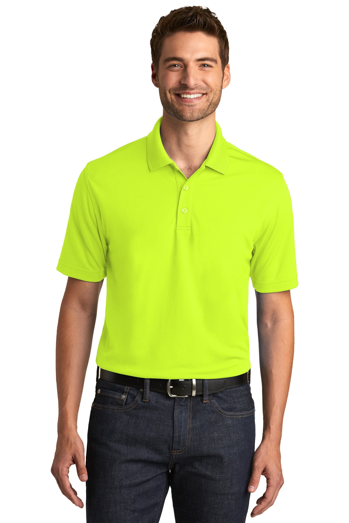 Unisex Dry Zone UV Micro-Mesh Polo - SftyYellow