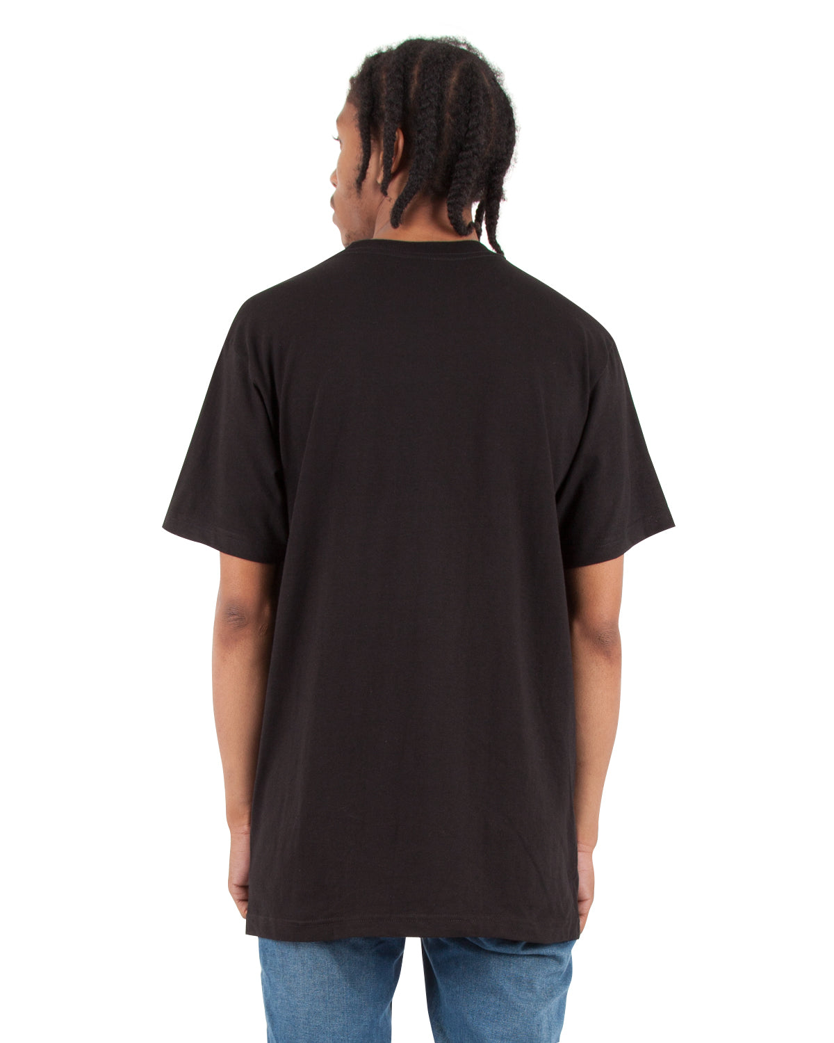 Unisex Active Short-Sleeve Crewneck T-Shirt - Black