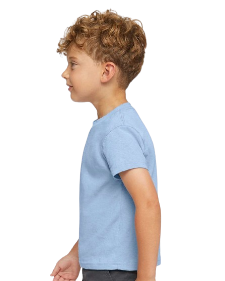 Toddler Cotton Jersey T-Shirt - Light Blue