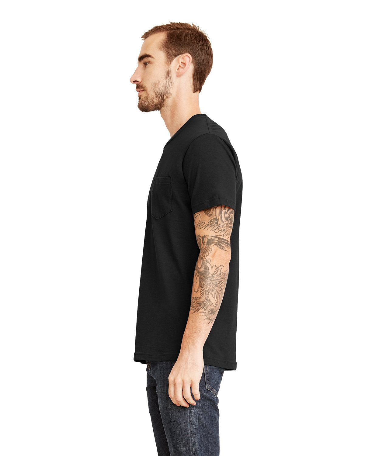 Unisex Pocket Crew - Black
