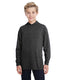 Anvil 987B - Youth Long-Sleeve Hooded T-Shirt - Heather Dark Gray