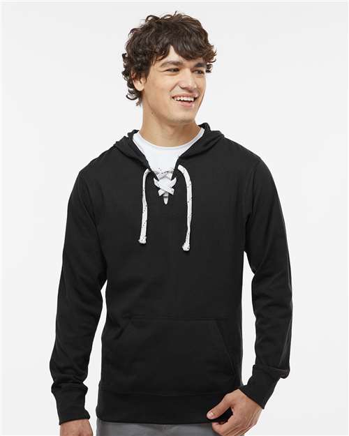 J. America 8231 Black — on model front