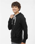 J. America 8231 Black — on model side
