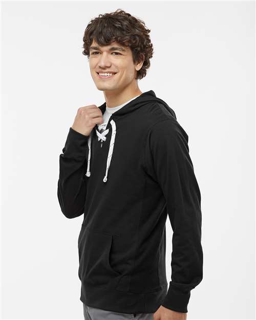 J. America 8231 Black — on model side