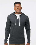 J. America 8231 Charcoal Heather — on model front