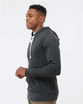J. America 8231 Charcoal Heather — on model side