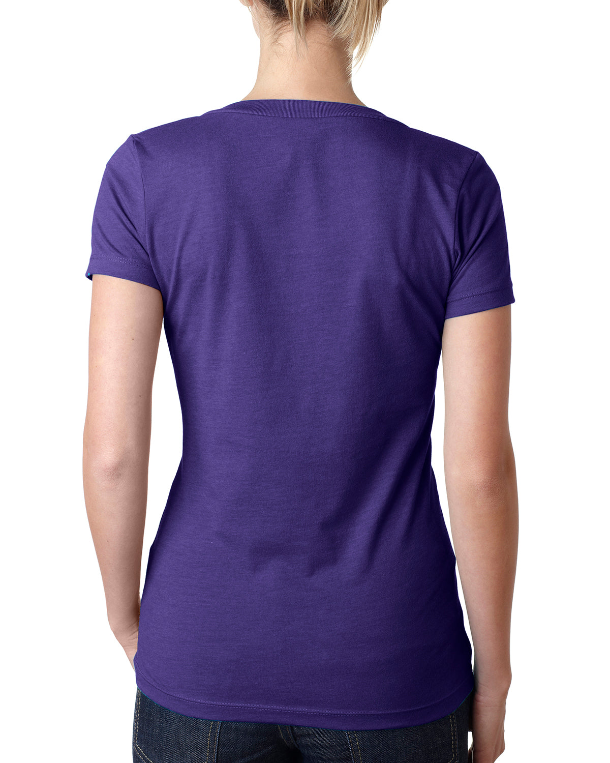 Women's CVC Deep V - Purple Rush