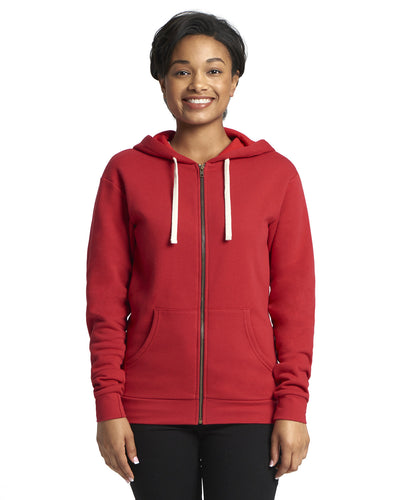 Unisex Zip Hoodie - Red