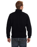 Unisex Heavyweight Fleece Quarter-Zip - Black