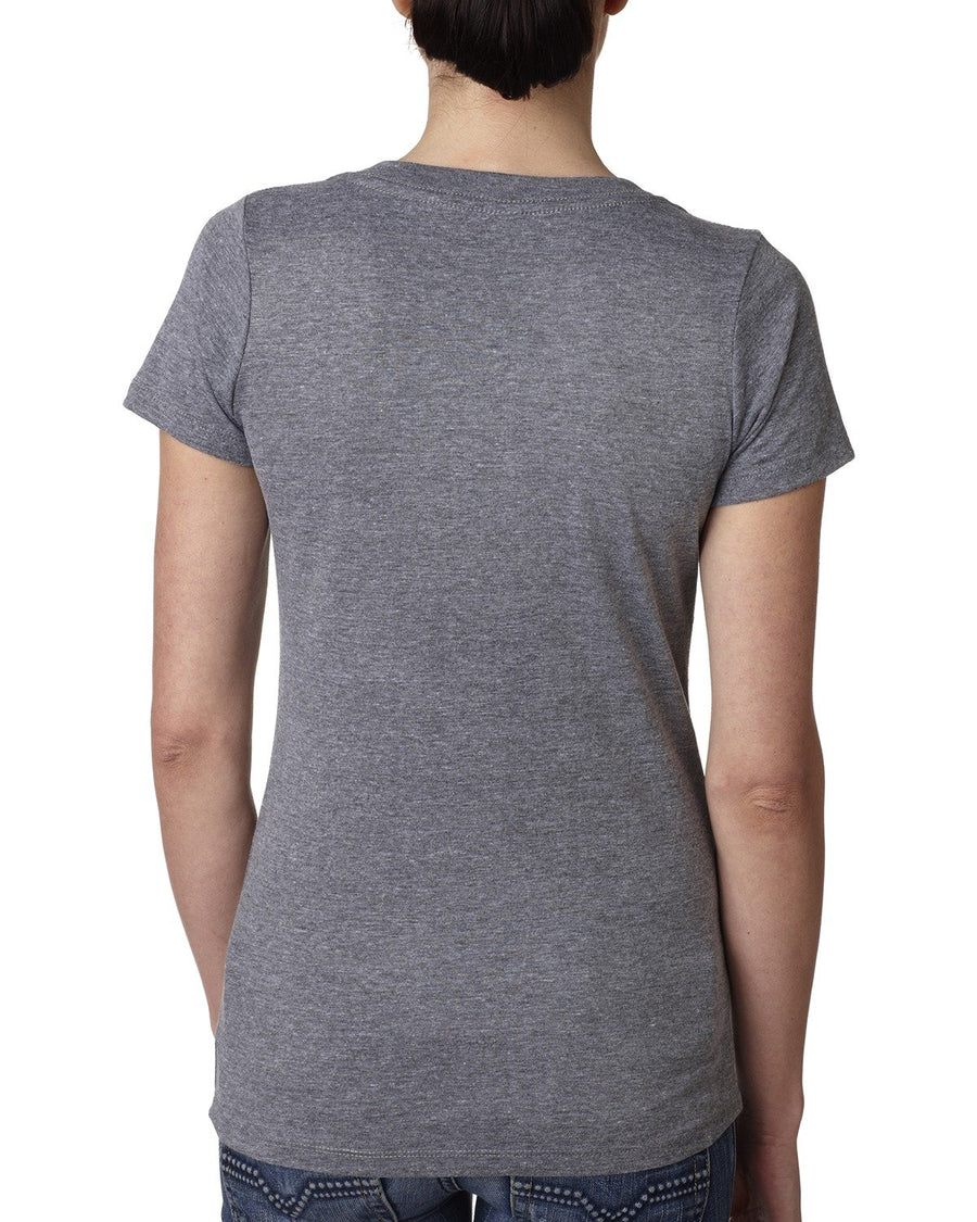 Women's Triblend Deep V - Premium Heather