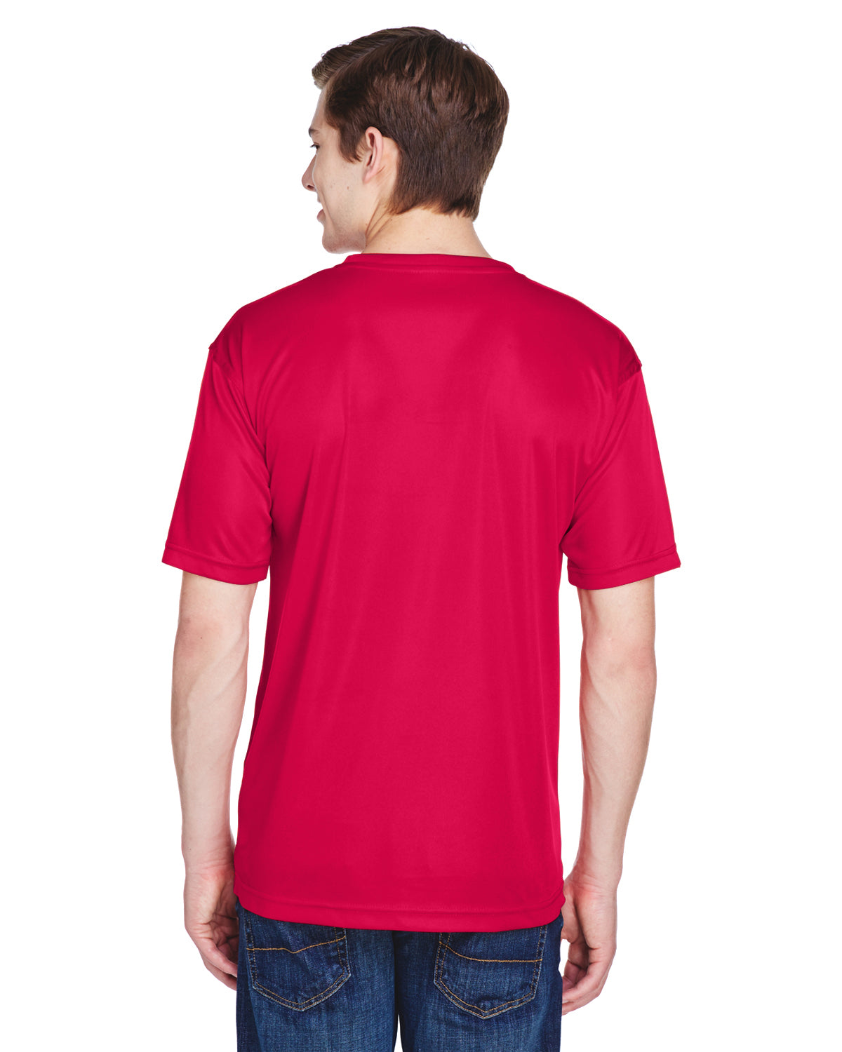 Men's Cool & Dry Basic Performance T-Shirt - Red
