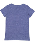 Women's Harborside Melange V-Neck T-Shirt - Royal Melange