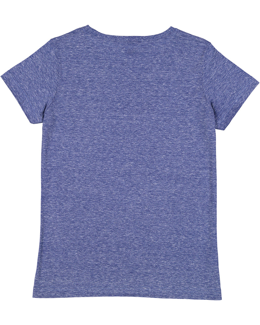 Women's Harborside Melange V-Neck T-Shirt - Royal Melange