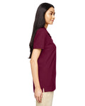 Women's Double Piqué Polo - Maroon