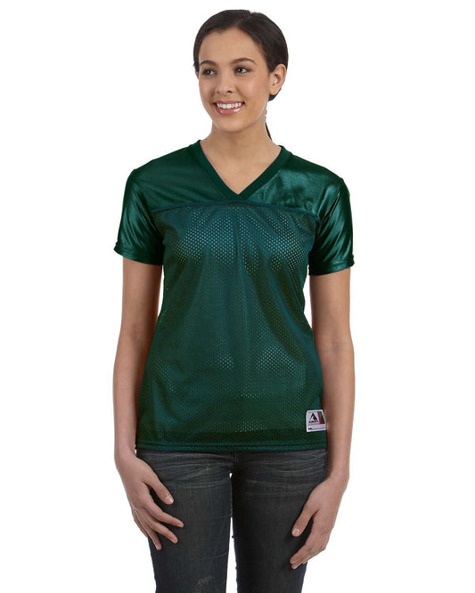 Women's Junior Fit Replica Football T-Shirt - Dark Green