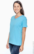 Women's Premium Jersey V-Neck T-Shirt - Aqua