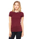Bella + Canvas 6004 - Women's Junior Fit Favorite T-Shirt - Maroon