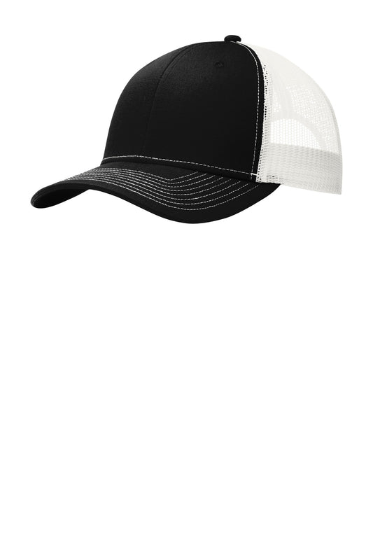 Snapback Trucker Cap - Black / White