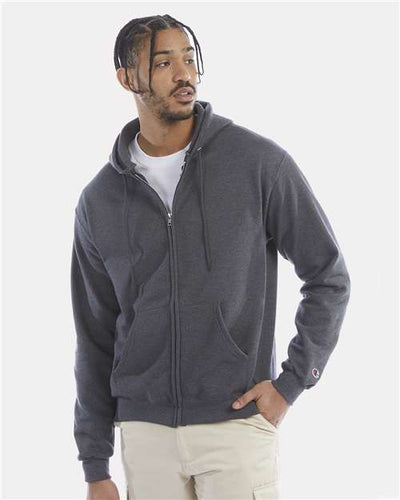 Champion S800 Charcoal Heather — on model front